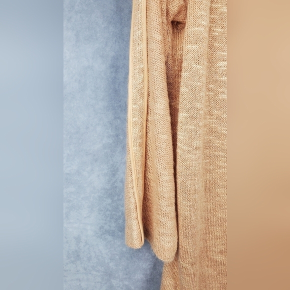 Lafayette 148 New York Women pale orange Front button down Linen Cardigan XXL - Picture 4 of 10